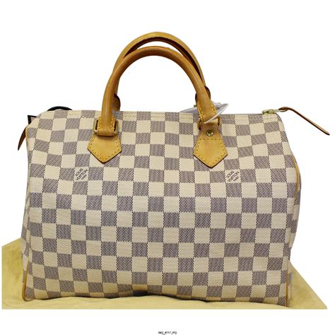 louis vuitton speedy in tela damier azur|louis vuitton speedy 30 crossbody.